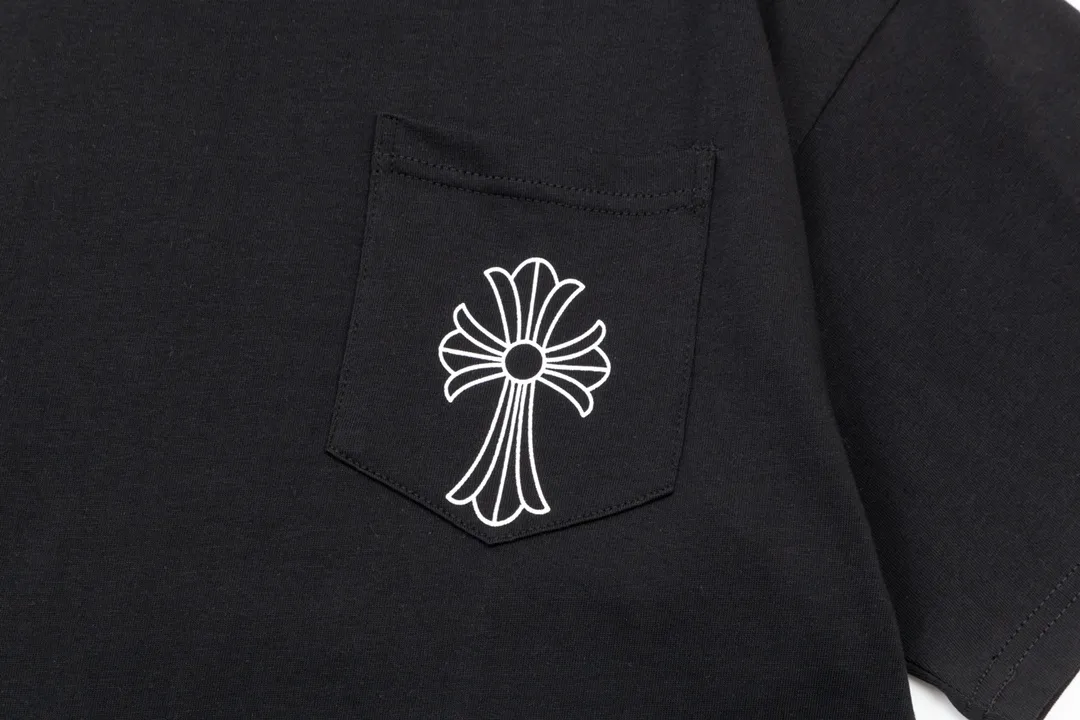 Chrome Hearts/ Logo Same Style T Versatile : Black Size：XS~L